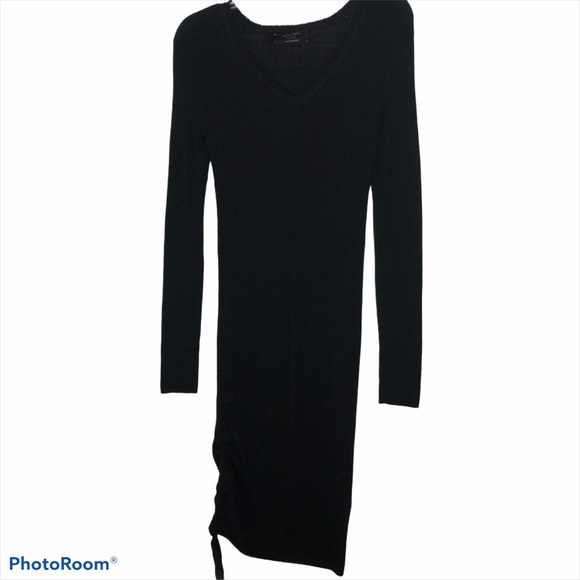 All Saints Dresses & Skirts - All Saints Vava Ruched Ribbed Dress